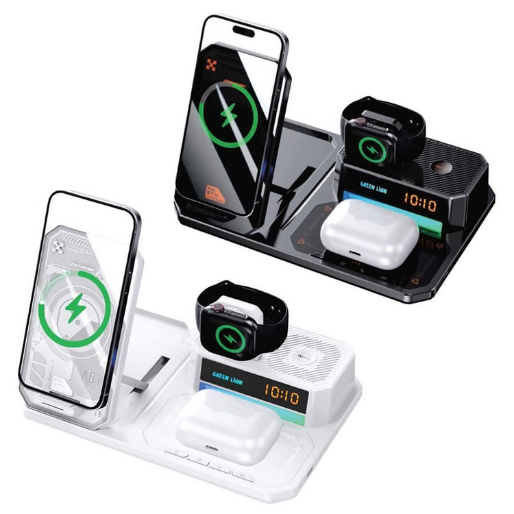 پایه شارژ وایرلس GREEN 6 IN 1