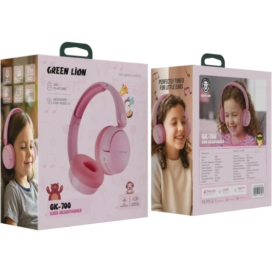 هدفون بی‌سیم کودک Green Lion GK-700