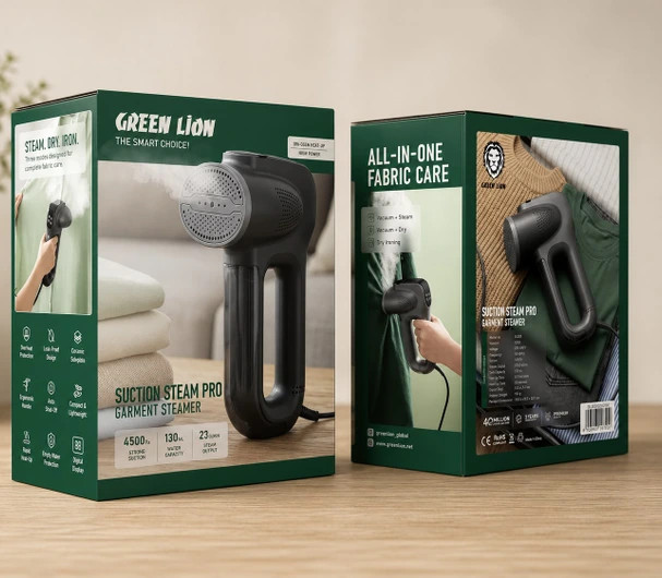بخارگر لباس SUCTION STEAM PRO گرین لاین | Green Lion Suction Steam Pro