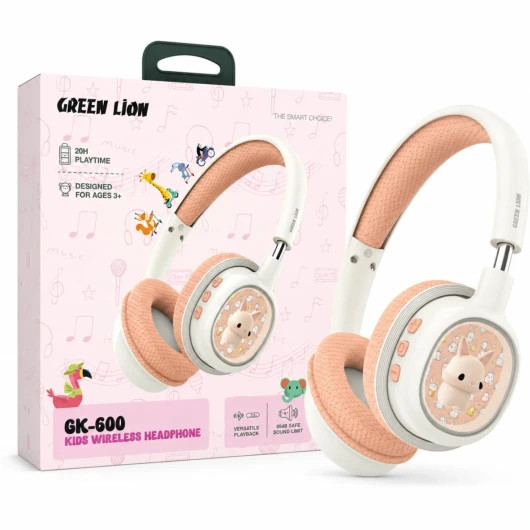 هدفون بیسیم کودک Green Lion GK-600
