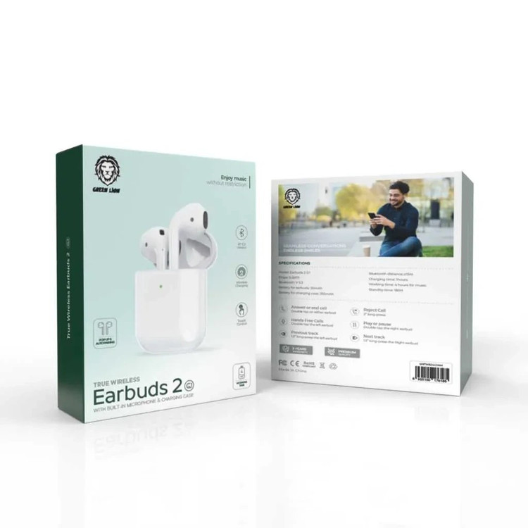 هندزفری بلوتوثی Green Lion Earbuds 2 G1 | گرین لاین